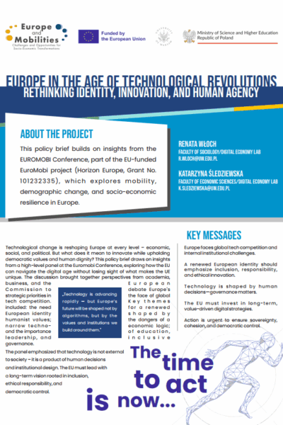 PolicyBrief Session VI Europe in the Age of Technological Revolutions